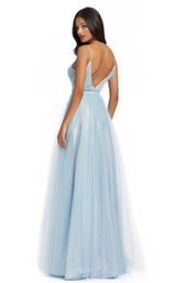 2 of 3 Mac Duggal 49037M Dress Ice-Blue