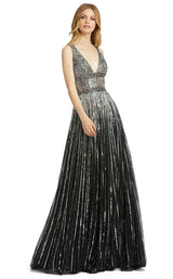 2 of 4 Mac Duggal 4906M Dress Black-Silver