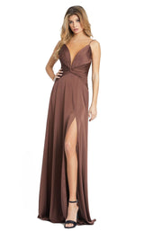 2 of 3 Mac Duggal 49085i Dress Chocolate
