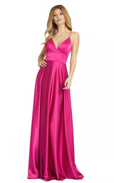 1 of 3 Mac Duggal 49086i Dress Hot-Pink