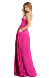 3 of 3 Mac Duggal 49086i Dress Hot-Pink