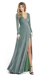 1 of 2 Mac Duggal 49088i Dress Jade-Green