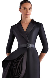 2 of 2 Edward Arsouni Couture SS0491 Dress Black