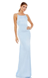 2 of 3 Mac Duggal 49104i Dress Powder-Blue