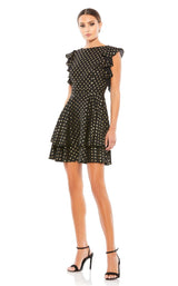 1 of 3 Mac Duggal 49130 Dress Black-Gold