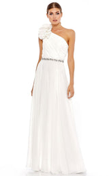 1 of 3 Mac Duggal 49179M Dress White