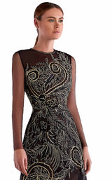 2 of 2 Edward Arsouni Couture SS0492 Dress Black