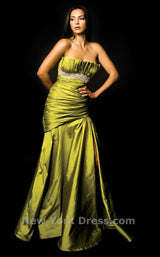 1 of 2 Nicole Bakti 6161 Chartreuse