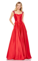 1 of 3 Mac Duggal 49235 Dress Red