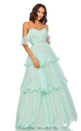 1 of 3 Mac Duggal 49245 Dress Mint