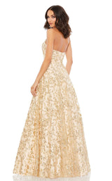2 of 3 Mac Duggal 49260 Dress Gold