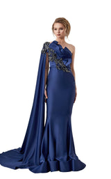 1 of 3 In Couture 4926 Dress Blue