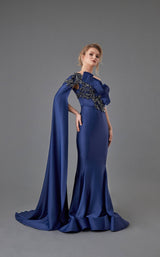 2 of 3 In Couture 4926 Dress Blue