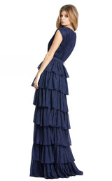 3 of 3 Mac Duggal 49287i Dress Midnight-Blue