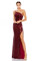 2 of 4 Mac Duggal 49292i Dress Cranberry