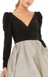 3 of 3 Mac Duggal 49296i Dress Black-Gold