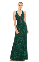 1 of 6 Mac Duggal 4930 Dress Forest-Green