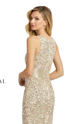 6 of 6 Mac Duggal 4930D Dress Nude-Gold