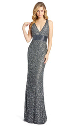 1 of 5 Mac Duggal 4930M Dress Charcoal