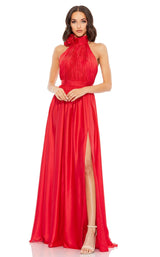2 of 4 Mac Duggal 49333M Dress Cherry