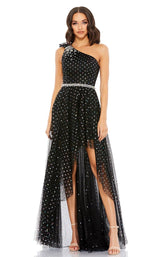 1 of 3 Mac Duggal 49443D Dress Black-Multi