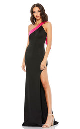 1 of 2 Mac Duggal 49444M Dress Black-Hot-Pink