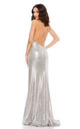 2 of 3 Mac Duggal 49449 Dress Silver