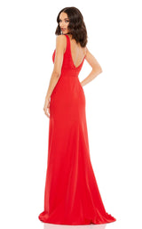 3 of 4 Mac Duggal 49454 Dress Red