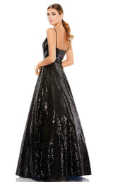 2 of 3 Mac Duggal 49483i Dress Noir-Sequin
