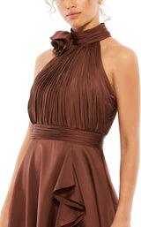 8 of 8 Mac Duggal 49488 Dress Chocolate