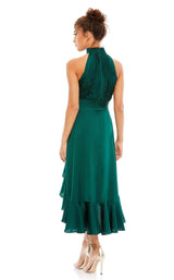 6 of 8 Mac Duggal 49488 Dress Emerald-Green