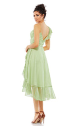 4 of 6 Mac Duggal 49489 Dress Pistachio