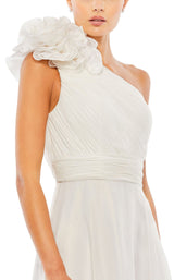 2 of 3 Mac Duggal 49491 Dress White