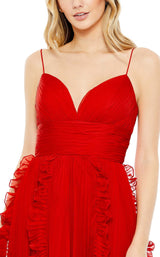 10 of 12 Mac Duggal 49533 Dress Red