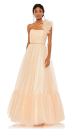 2 of 6 Mac Duggal 49534 Dress Peach