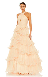 1 of 3 Mac Duggal 49535 Dress Peach