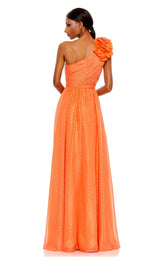 5 of 9 Mac Duggal 49536 Dress Tangerine