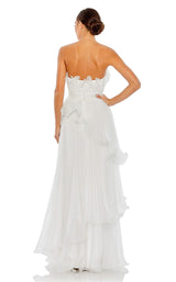 6 of 12 Mac Duggal 49537 Dress White