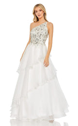 1 of 3 Mac Duggal 49538 Dress White