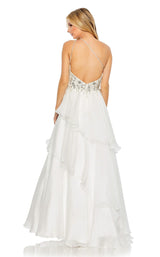 2 of 3 Mac Duggal 49538 Dress White