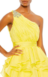 5 of 6 Mac Duggal 49541 Dress Lemon