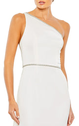 3 of 3 Mac Duggal 49564 Dress White