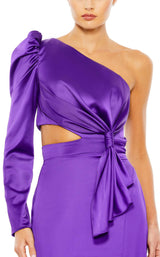 3 of 3 Mac Duggal 49570 Dress Purple