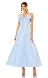 3 of 6 Mac Duggal 49605 Dress French-Blue