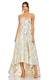 1 of 3 Mac Duggal 49619 Dress White-Gold