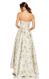 3 of 3 Mac Duggal 49619 Dress White-Gold
