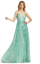 2 of 4 Mac Duggal 4961M Dress Mint