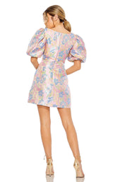 3 of 3 Mac Duggal 49622 Dress Pink-Multi