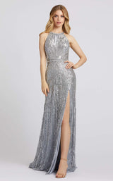 2 of 4 Mac Duggal 4963 Dress Platinum
