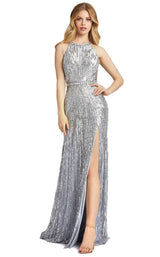 1 of 4 Mac Duggal 4963D Dress Platinum